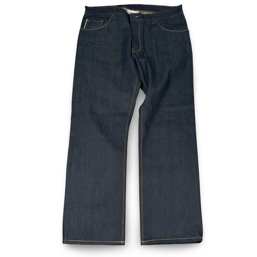 Raleigh Denim Jones White Oak Cone Denim Selvedge Jeans Indigo Blue Mens 36x29.5